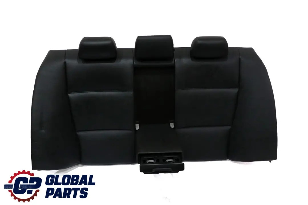 BMW 3 Series E90 Black Leather Schwarz Cover Backrest Rear Seat Couch