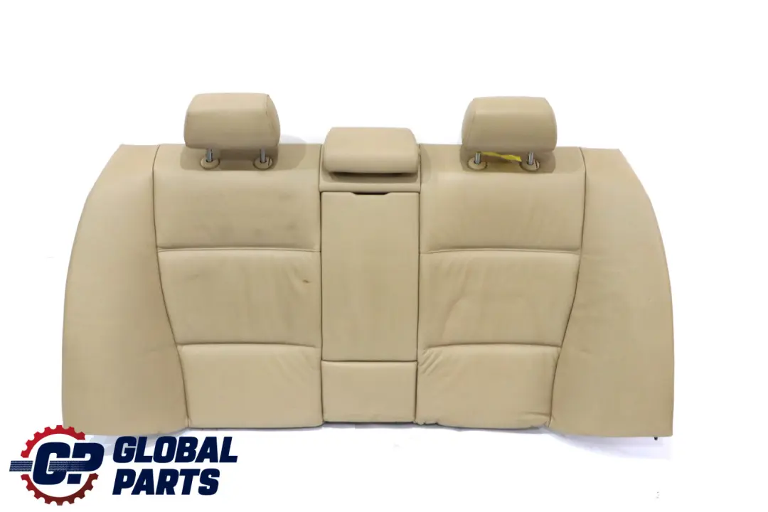 BMW 3 Series E90 Beige Leather Dakota Cover Backrest Rear Seat Couch