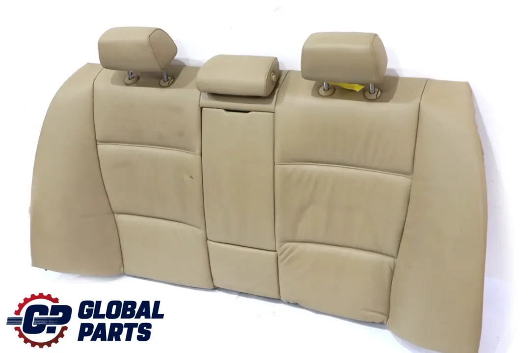 BMW 3 Series E90 Beige Leather Dakota Cover Backrest Rear Seat Couch