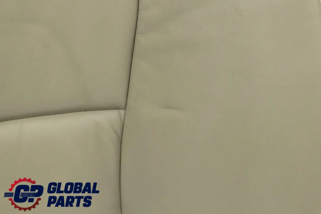 BMW 3 Series E90 Beige Leather Dakota Cover Backrest Rear Seat Couch