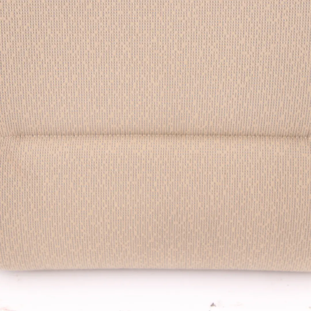 Rear Seat Backrest BMW E90 Right O/S Covering Cloth Fabric Linea Beige