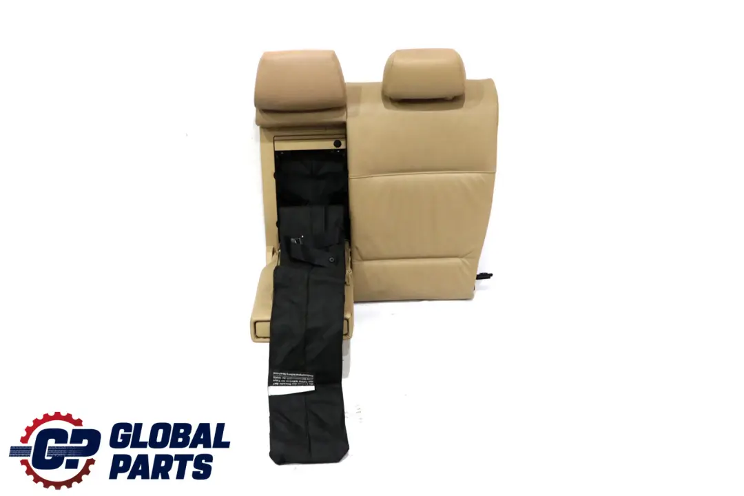 BMW 3 Series E90 1 Rear Left N/S Seat Cover Backrest Leather Beige Ski Bag