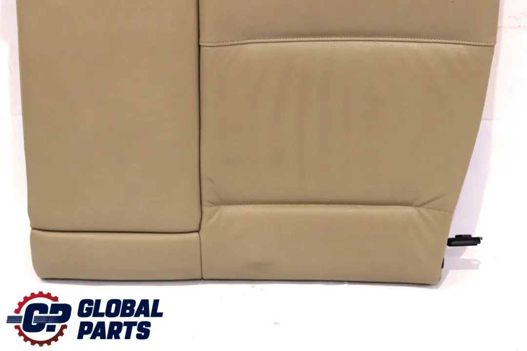 BMW 3 Series E90 1 Rear Left N/S Seat Cover Backrest Leather Beige Ski Bag