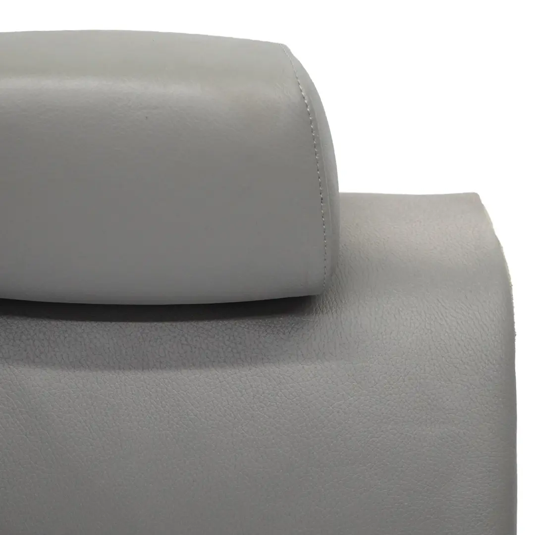 BMW E90 Respaldo Asiento Trasero Derecha Cubre Respaldo Cuero Gris