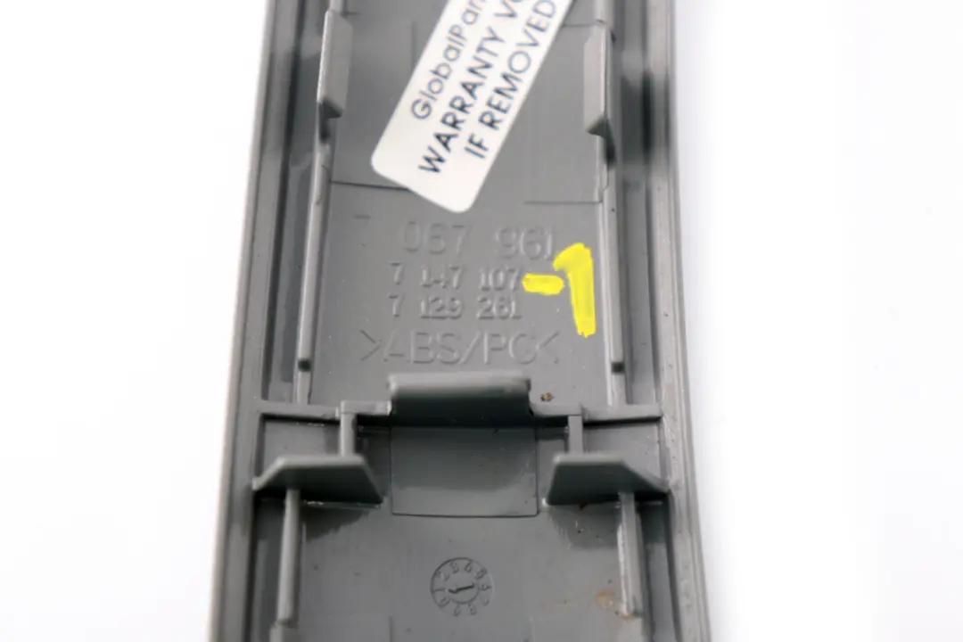 BMW 1 Series 1 E87 Trim Inner Door Handle Silver Titan Matt Left N/S 7147107