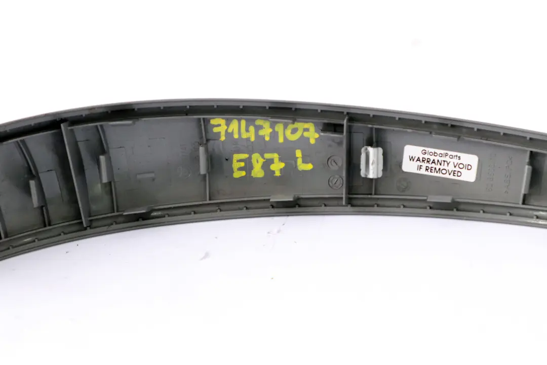 BMW 1 Series E87 Trim Inner Door Handle Silver Titan Matt Left N/S 7147107