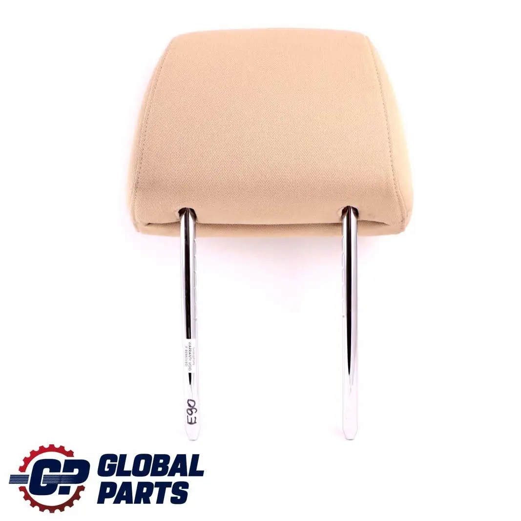 BMW 3 E90 E91 Front Seat Left Right N/O/S Backrest Headrest Cloth Beige