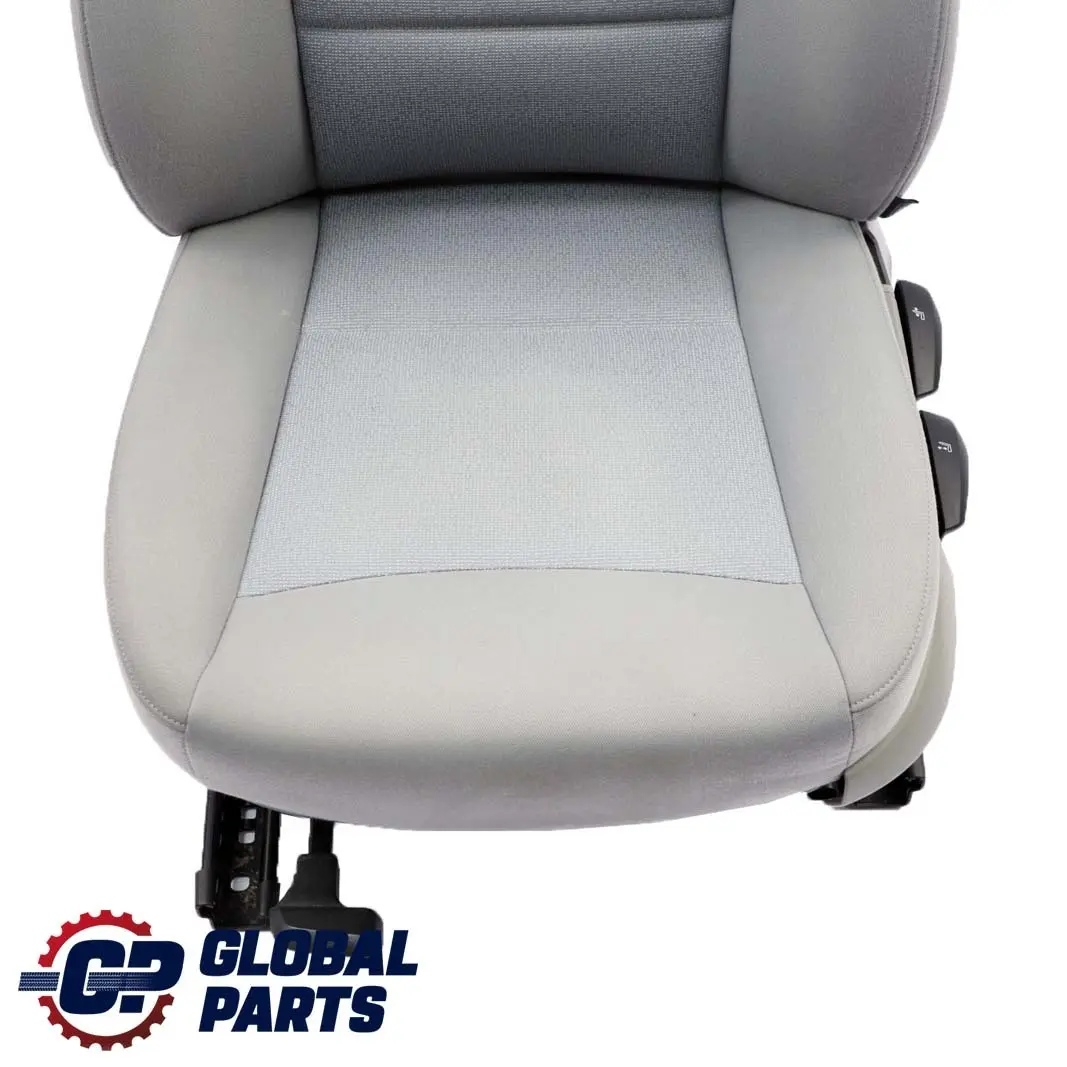 BMW 3 Series E90 E91 Cloth Fabric Interior Front Left N/S Side Seat Grey Lumbar