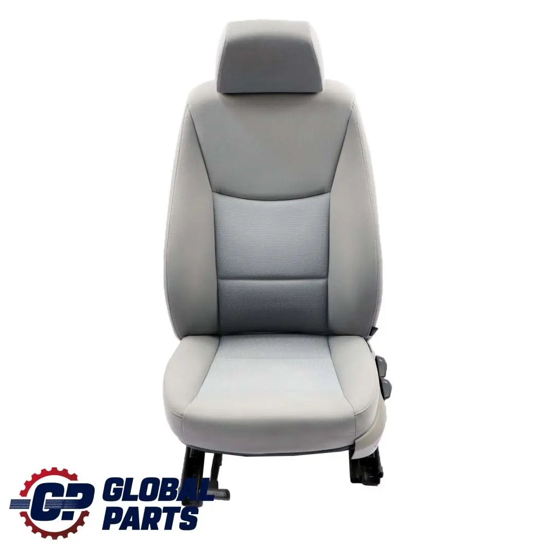 BMW 3 Series E90 E91 Cloth Fabric Interior Front Left N/S Side Seat Grey Lumbar