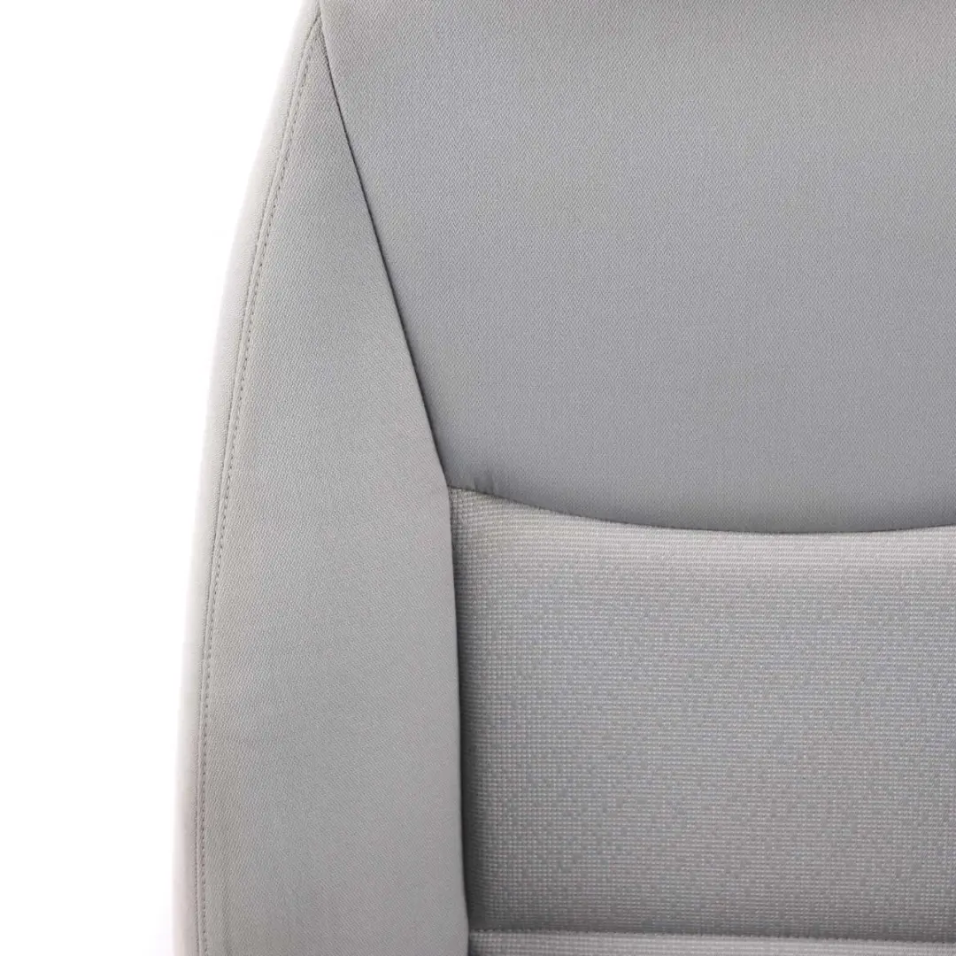 Seat Backrest BMW E90 E91 Front Right O/S Seat Cover Cloth Fabric Grey