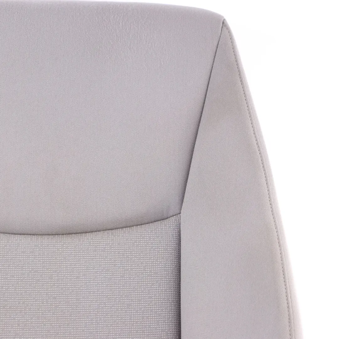 Seat Backrest BMW E90 E91 Front Right O/S Seat Cover Cloth Fabric Grey