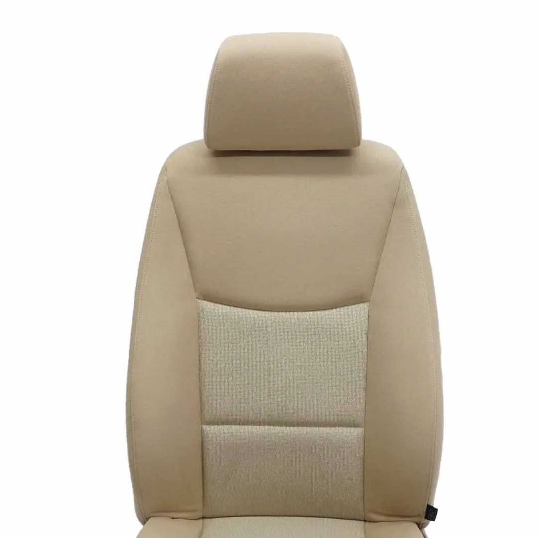 BMW E90 E91 Cloth Fabric Interior Front Left N/S Side Seat Beige Lumbar