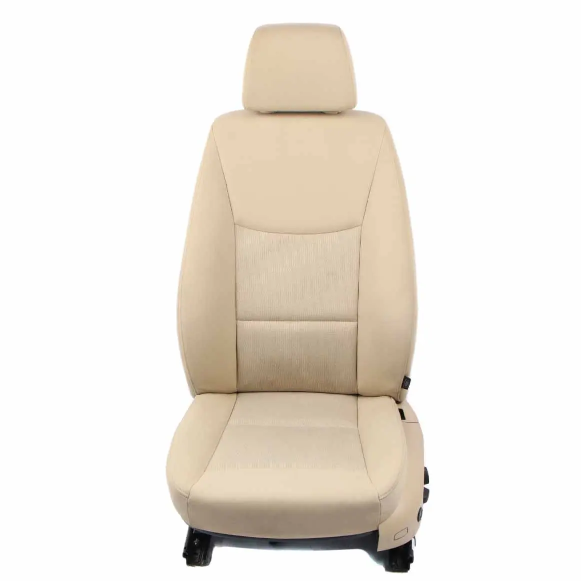 BMW E90 E91 Cloth Fabric Interior Front Left N/S Side Seat Beige Lumbar