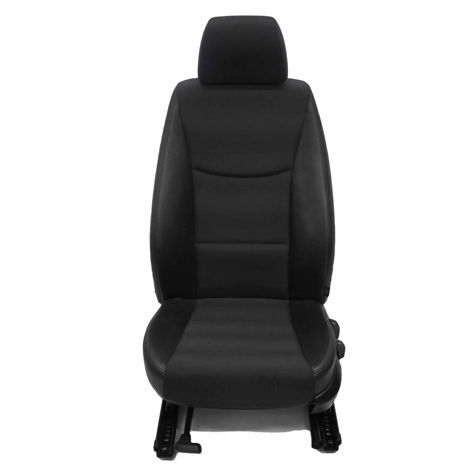 Asiento Delantero BMW E90 E91 Cuero Negro / Tela Citrus Interior Izquierdo