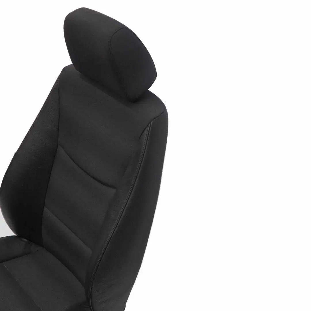 Asiento Delantero BMW E90 E91 Cuero Negro / Tela Citrus Interior Izquierdo