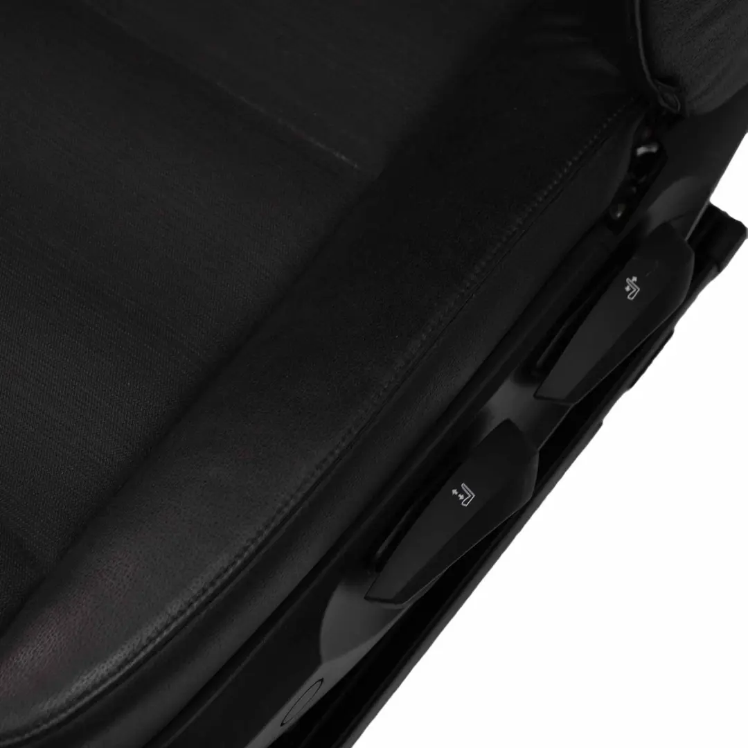 Asiento Delantero BMW E90 E91 Cuero Negro / Tela Citrus Interior Izquierdo