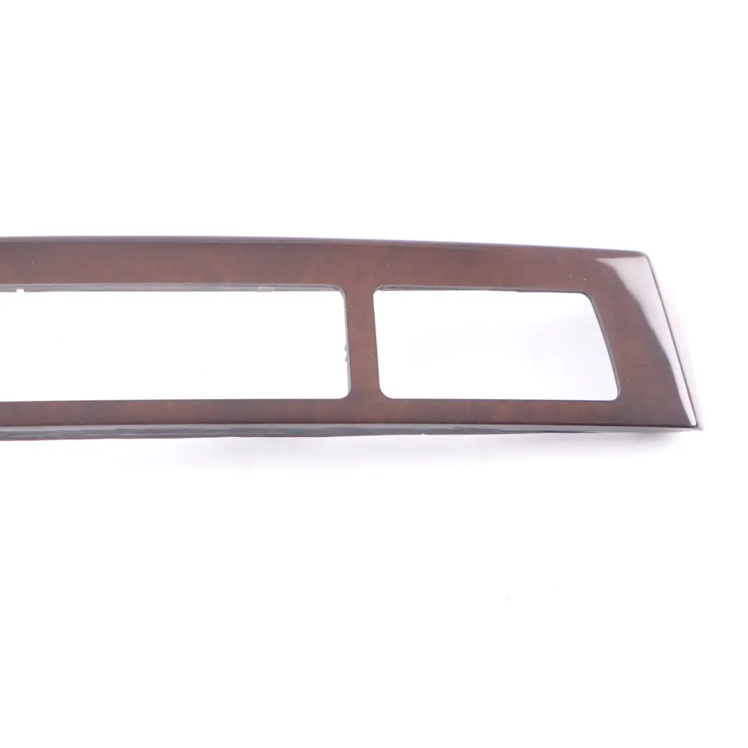 Radio Frame BMW E65 E66 Panel Trim Player Surround Wood Esche Dunkel 7148973