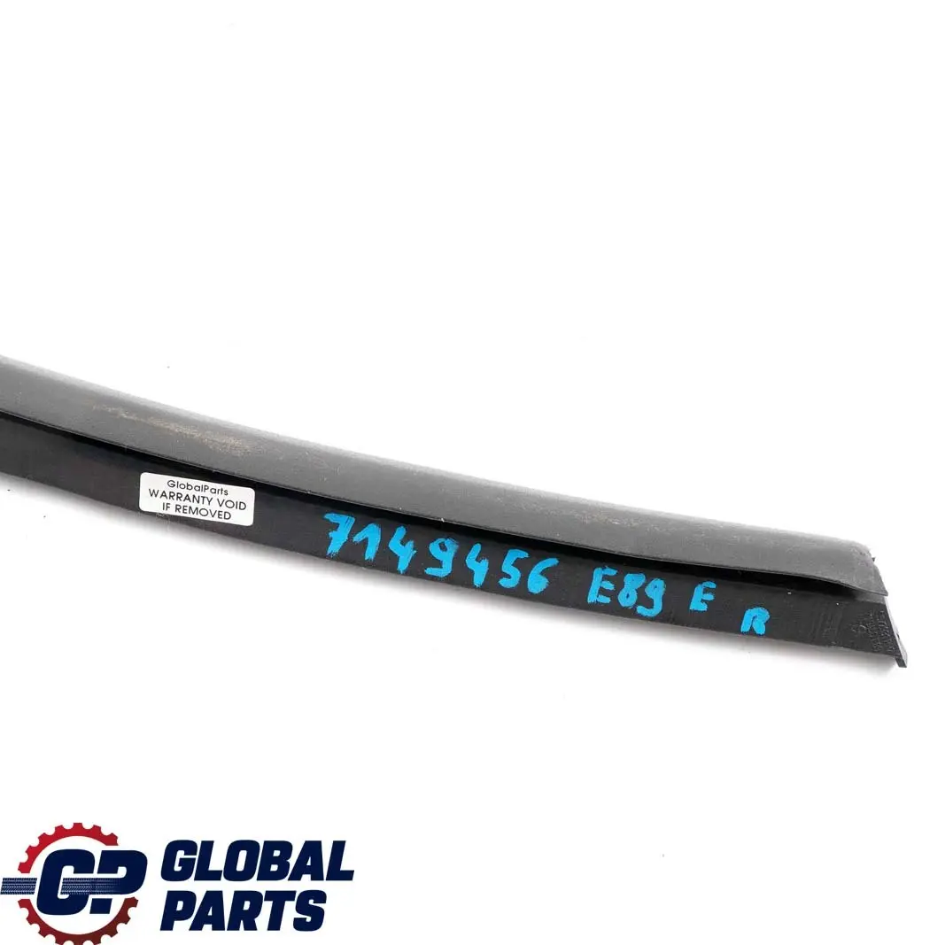 BMW Z4 E89 Folding Top Roof Rear Shell Right O/S Seal Gasket Strip 7149456