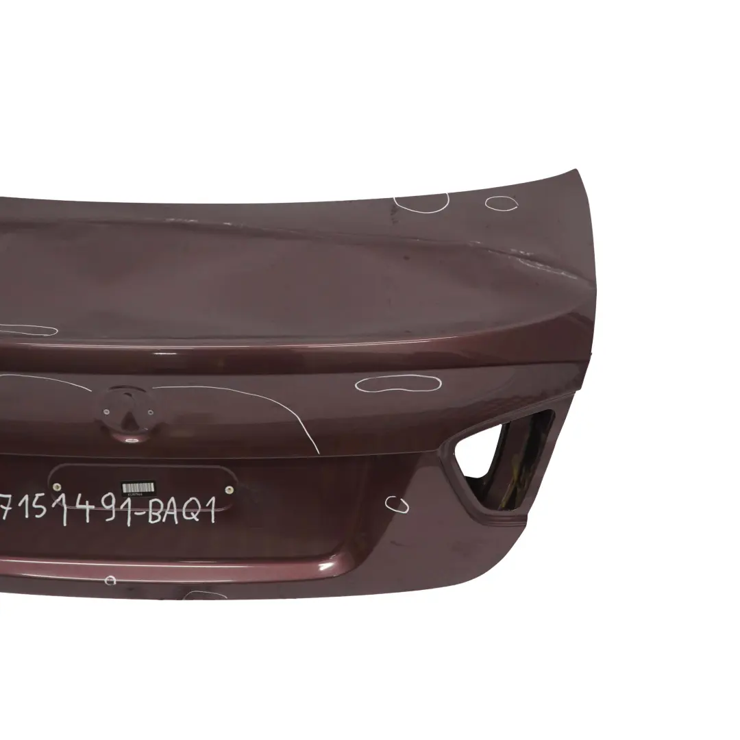 BMW E90 Boot Trunk Lid Tailgate Barriquerot Barrique Red Metallic - A41