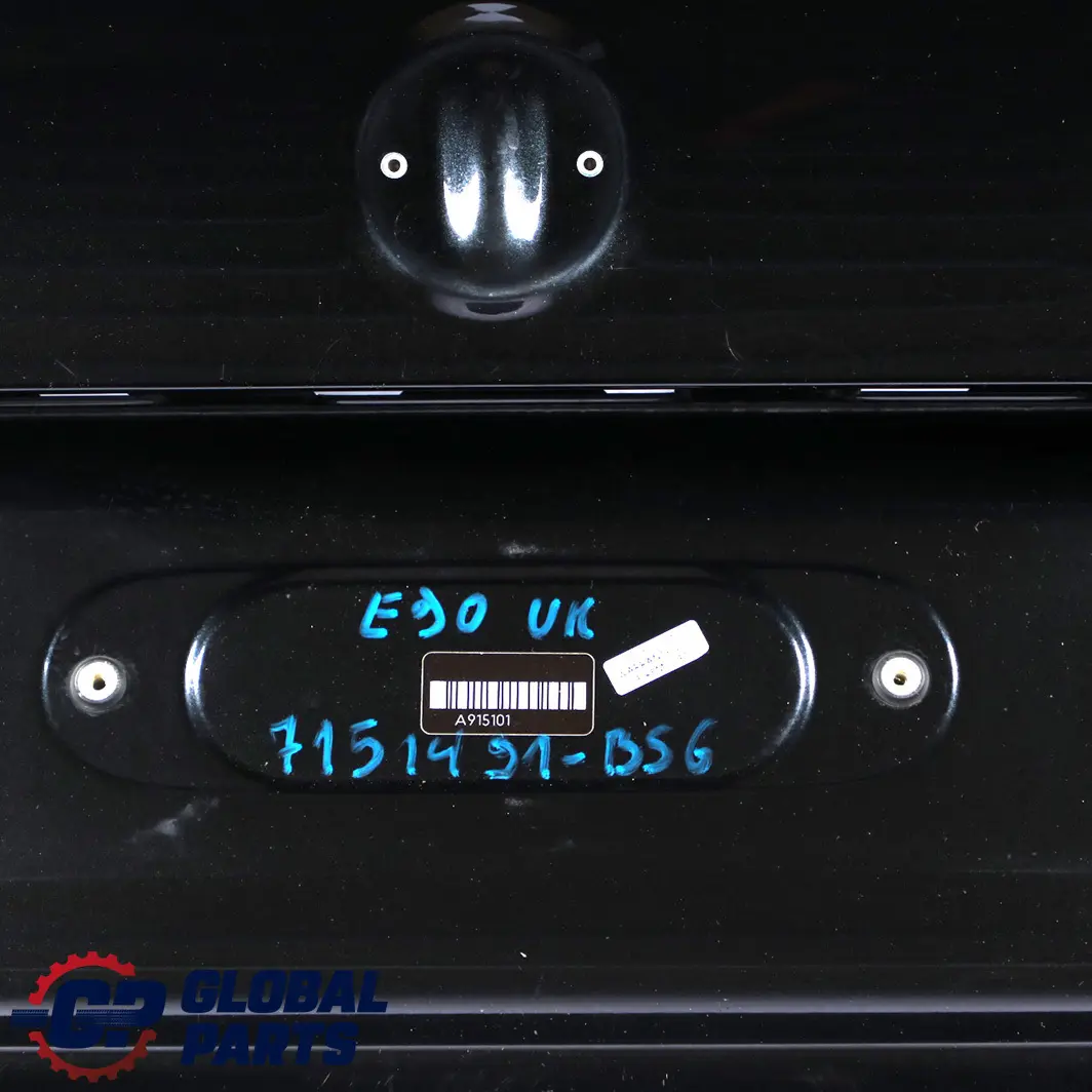 BMW 3 Series E90 6 Trunk Boot Lid Tailgate Bootlid Black Sapphire Metallic - 475