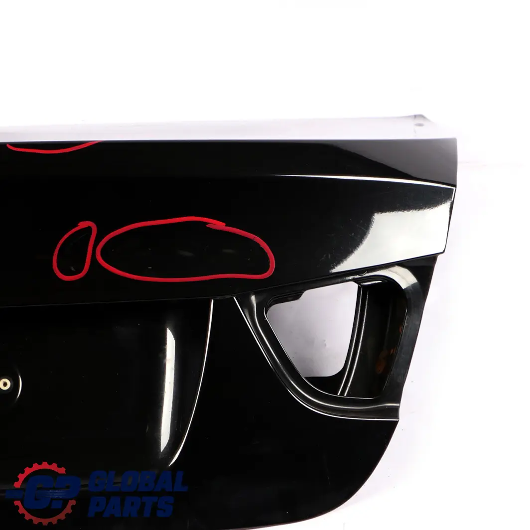 BMW 3 Series E90 6 Trunk Boot Lid Tailgate Bootlid Black Sapphire Metallic - 475