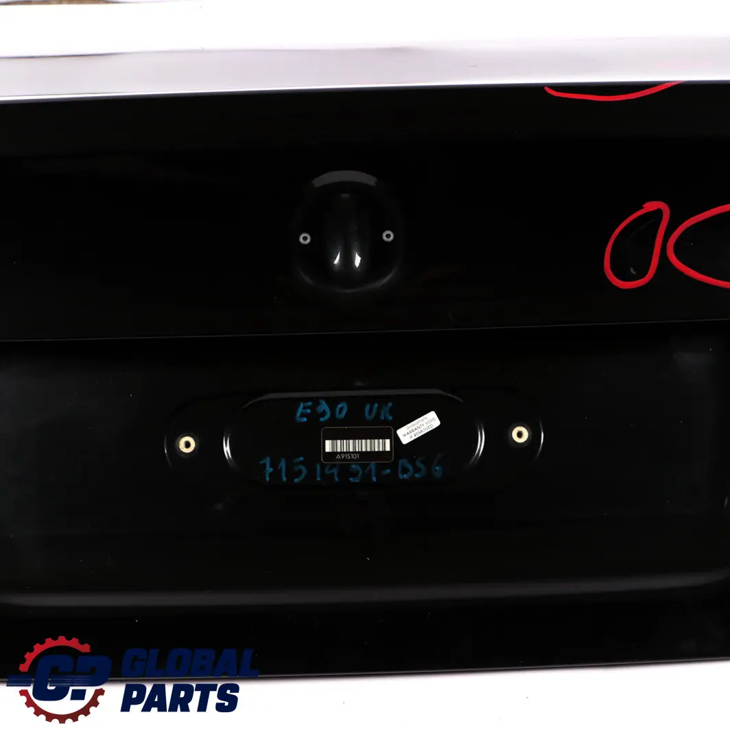 BMW 3 Series E90 6 Trunk Boot Lid Tailgate Bootlid Black Sapphire Metallic - 475