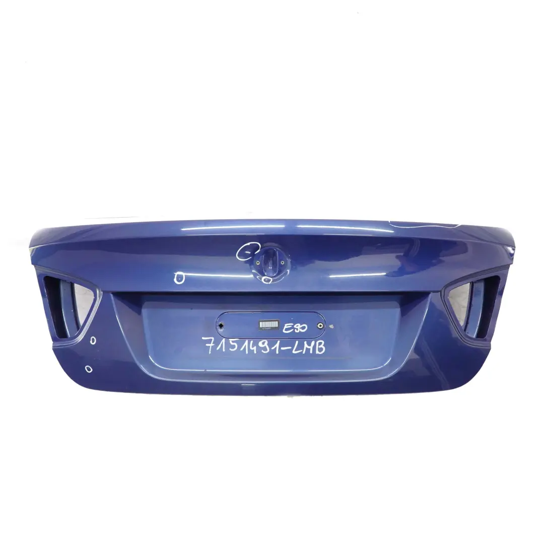 BMW E90 Trunk Lid Tailgate Rear Boot Lid Le Mans Blau Blue - 381