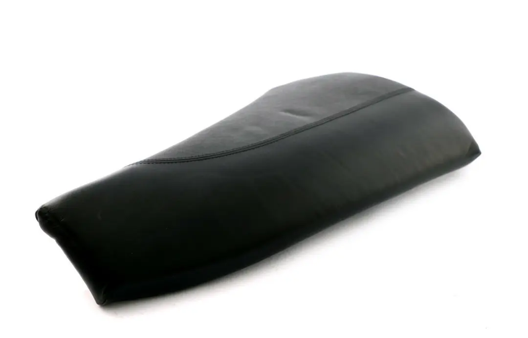 BMW E87 Asiento Trasero Derecho Lateral Panel De Ajuste Cuero Negro