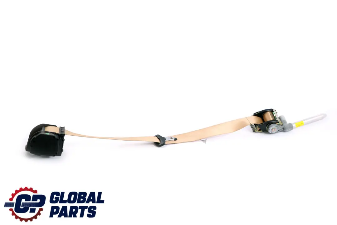 BMW 7 Series E65 E66 E67 Upper Seat Belt Rear Right O/S Beige 7153324