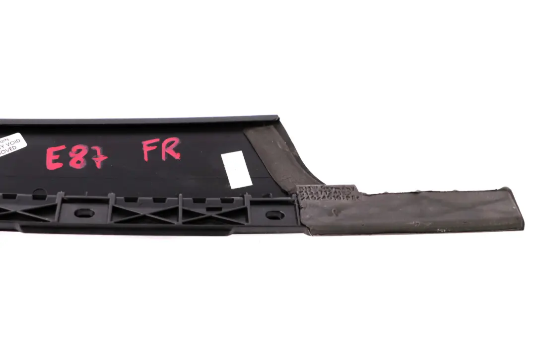 BMW 1 Series E87 Finisher Window Frame B-Pillar Front Right O/S High Gloss