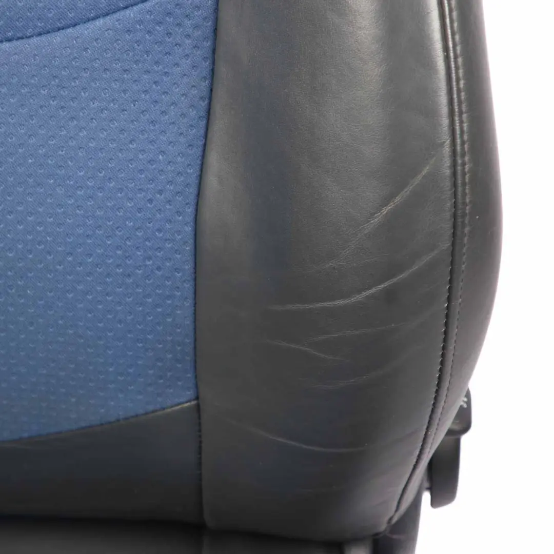 Seats Mini Cooper R50 R53 Cloth Leather Lapis Blue Set Interior Front Rear Seat