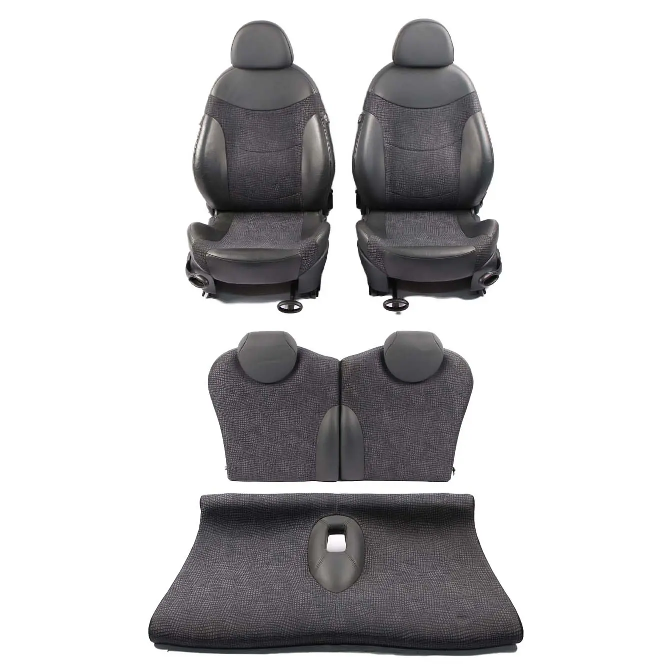 Seats Mini Cooper R50 Seat Sport Fabric / Leather Kaleido Interior Front Rear