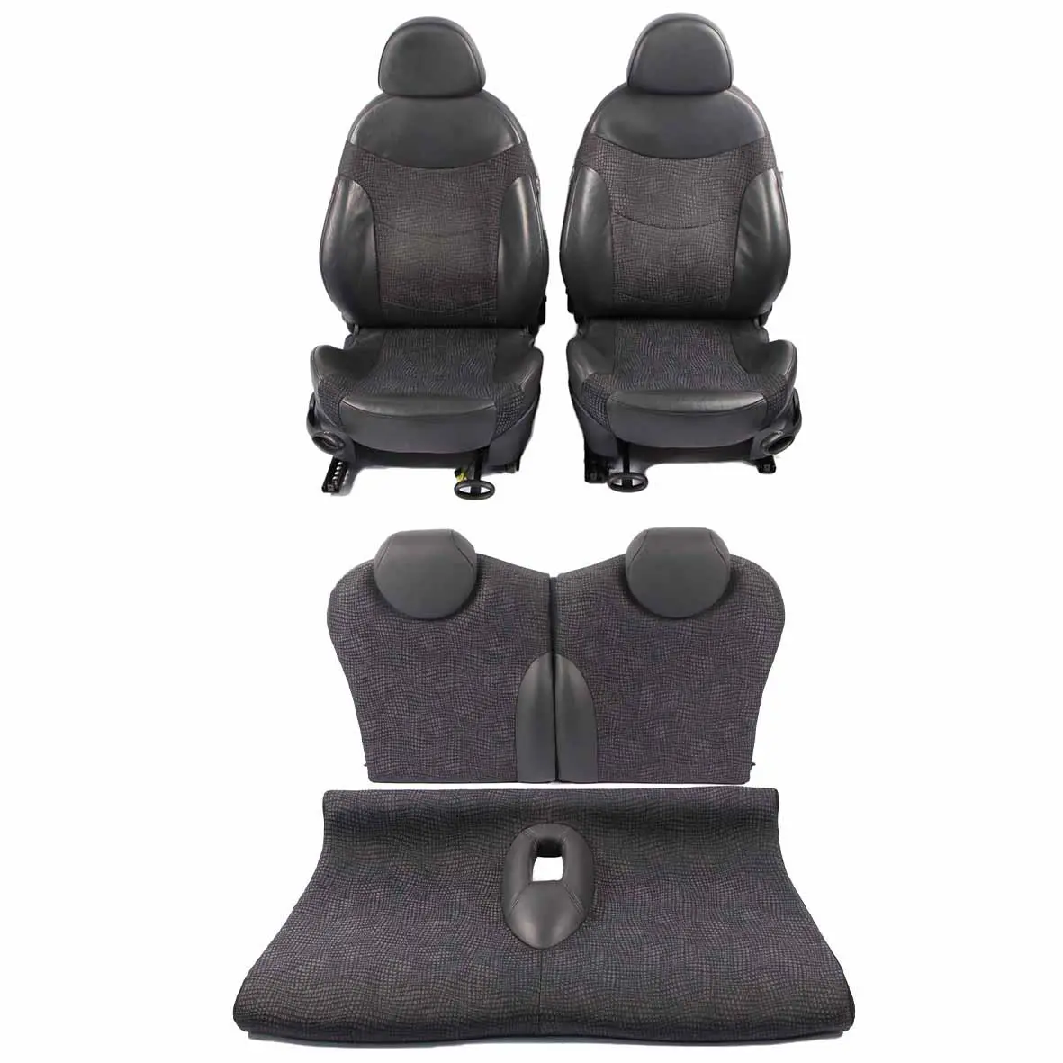 Seats Mini Cooper R50 Seat Sport Fabric / Leather Kaleido Interior Front Rear