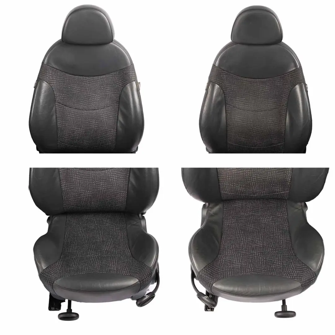 Seats Mini Cooper R50 Seat Sport Fabric / Leather Kaleido Interior Front Rear