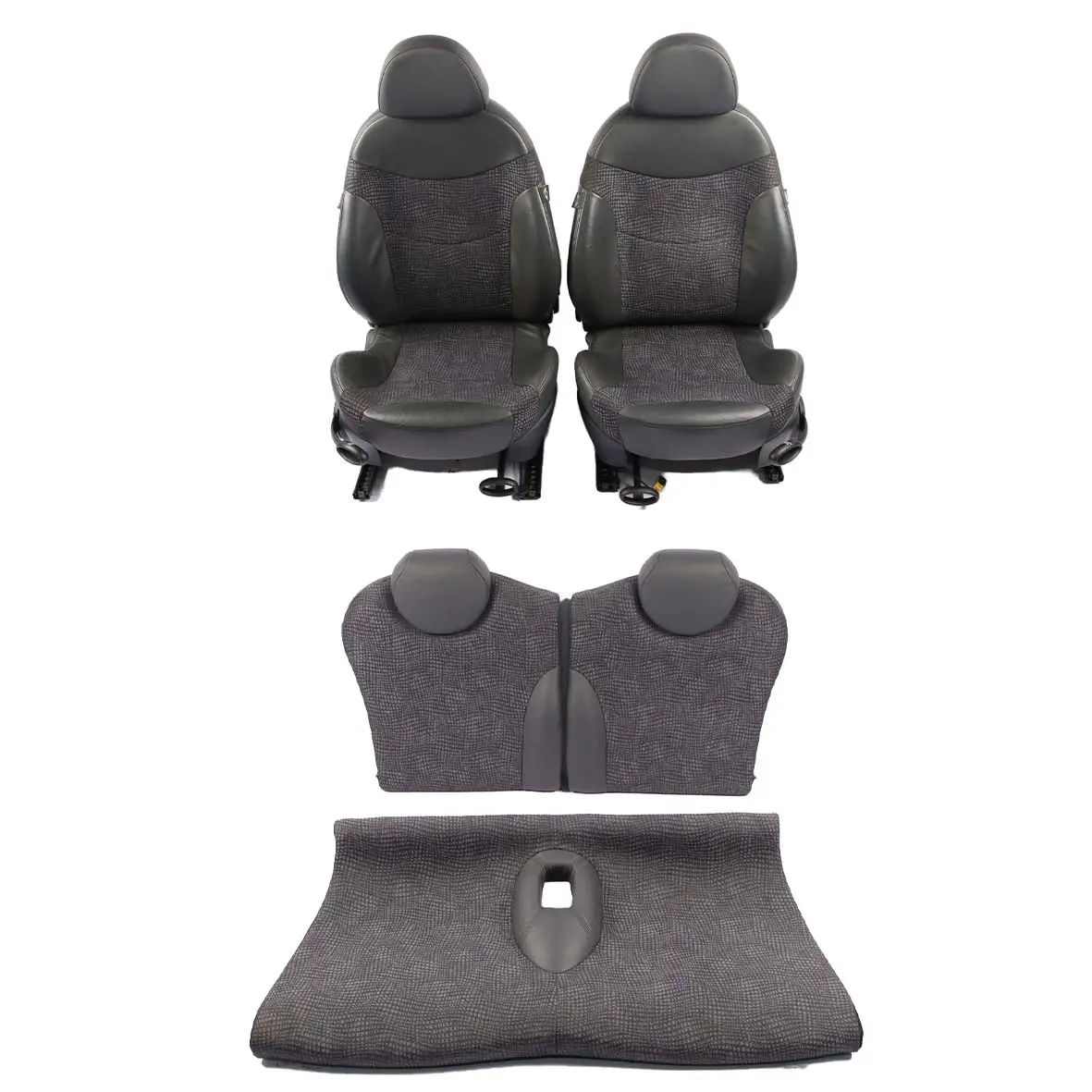 Seats Mini Cooper R50 Seat Sport Fabric / Leather Kaleido Interior Front Rear