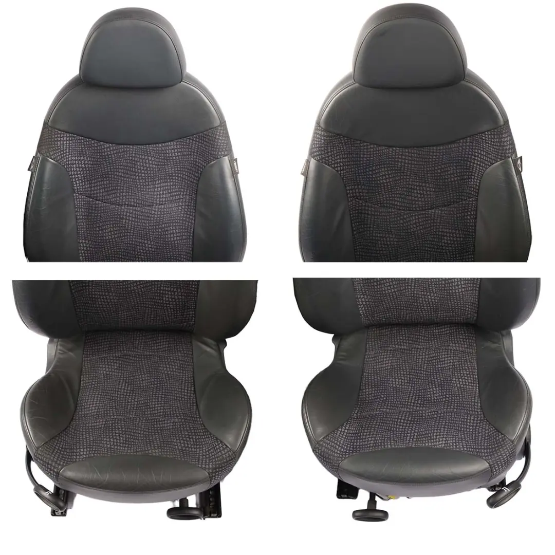 Seats Mini Cooper R50 Seat Sport Fabric / Leather Kaleido Interior Front Rear