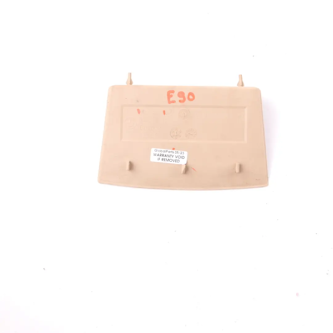 Rear Tray Insert BMW E90 E91 Centre Console Rubber Storage Mat Beige 7137482