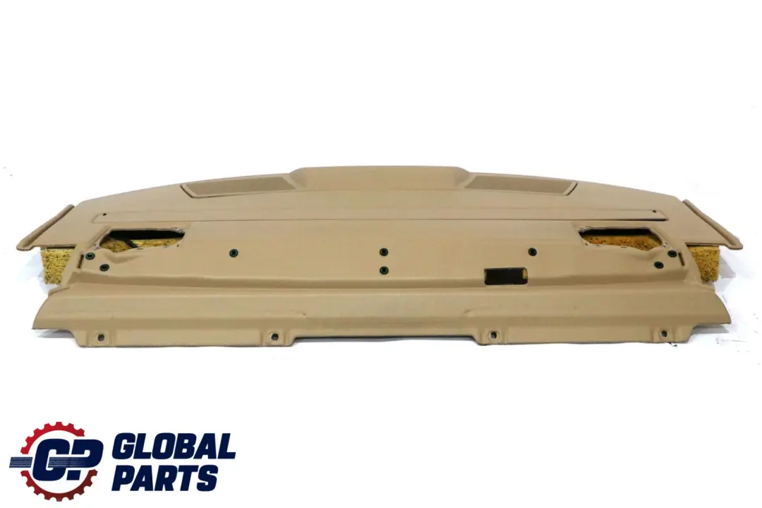 BMW 7 Series E65 E66 Rear Window Storage Compartment Sun Blind Shelf Beige