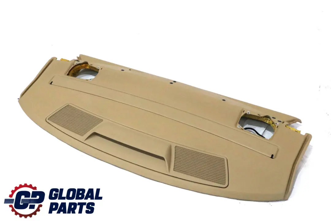 BMW 7 Series E65 E66 Rear Window Storage Compartment Sun Blind Shelf Beige