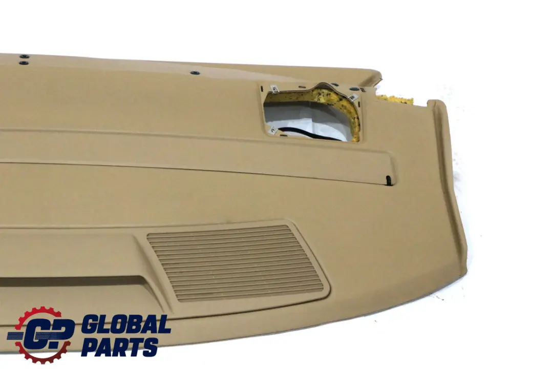 BMW 7 Series E65 E66 Rear Window Storage Compartment Sun Blind Shelf Beige