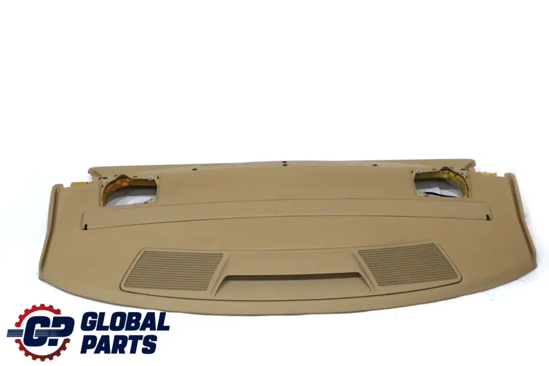 BMW 7 Series E65 E66 Rear Window Storage Compartment Sun Blind Shelf Beige