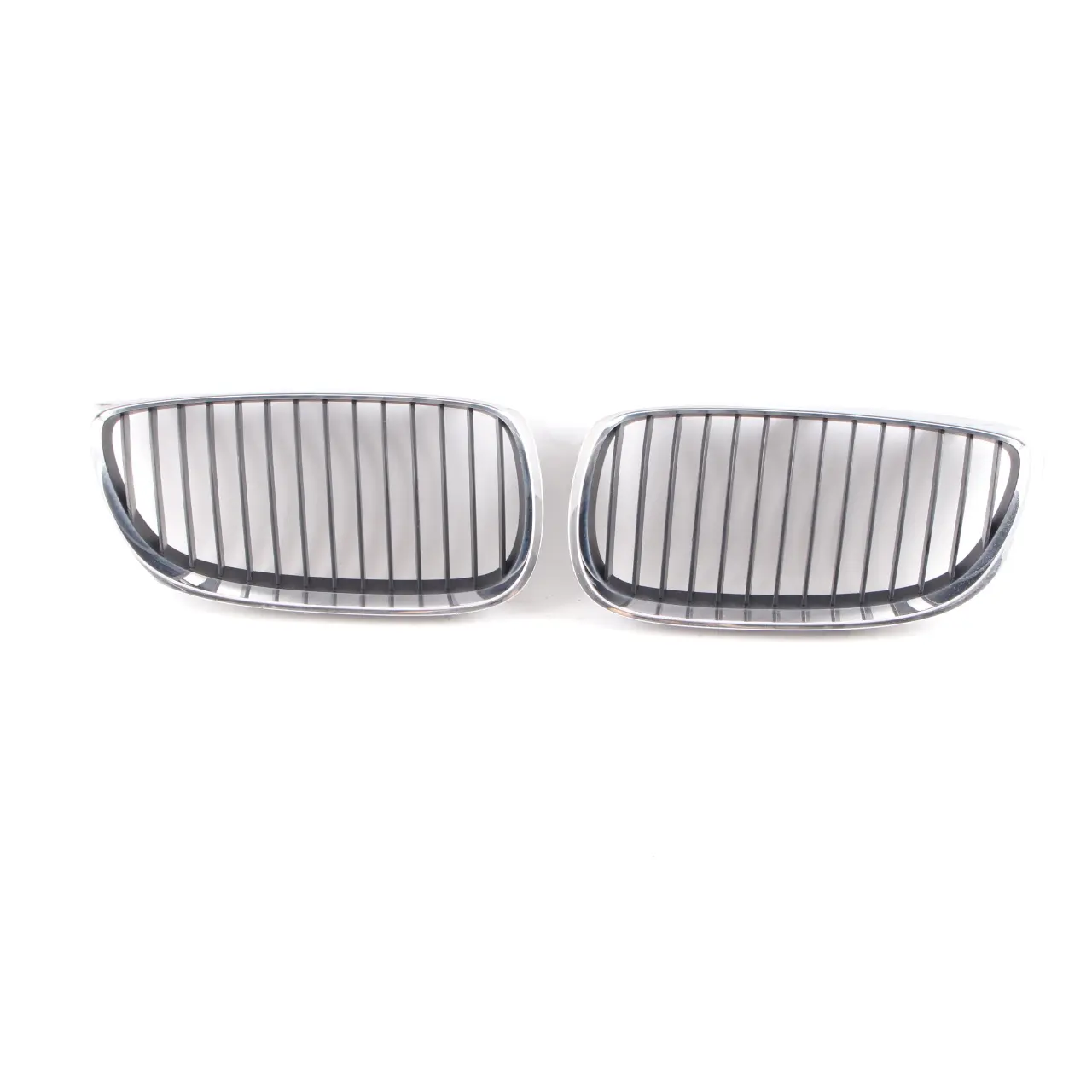 Front Grille BMW E92 E93 Kidney Bumper Cover Left Right N/O/S Chrome Set 7157276