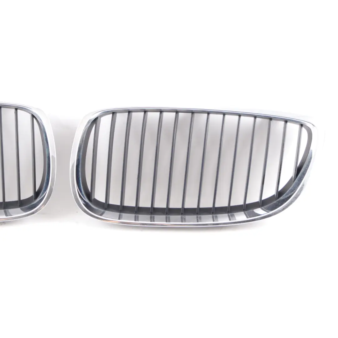 Front Grille BMW E92 E93 Kidney Bumper Cover Left Right N/O/S Chrome Set 7157276