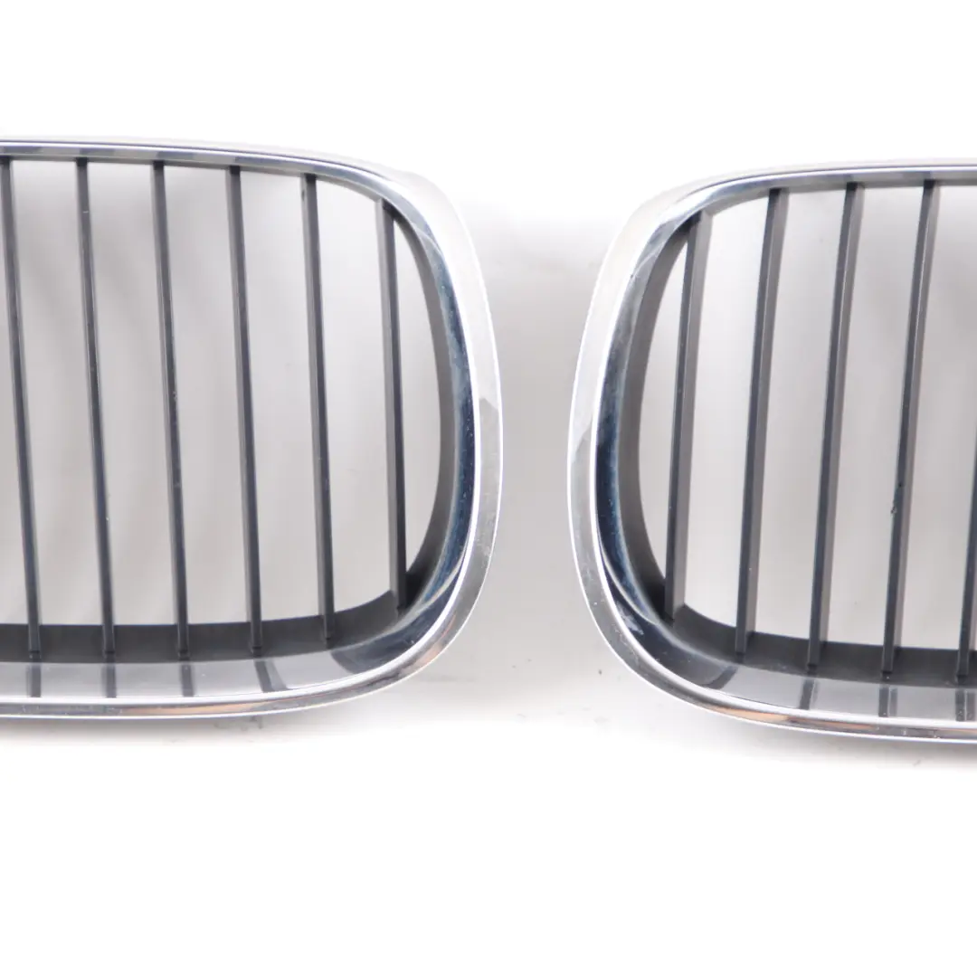 Front Grille BMW E92 E93 Kidney Bumper Cover Left Right N/O/S Chrome Set 7157276