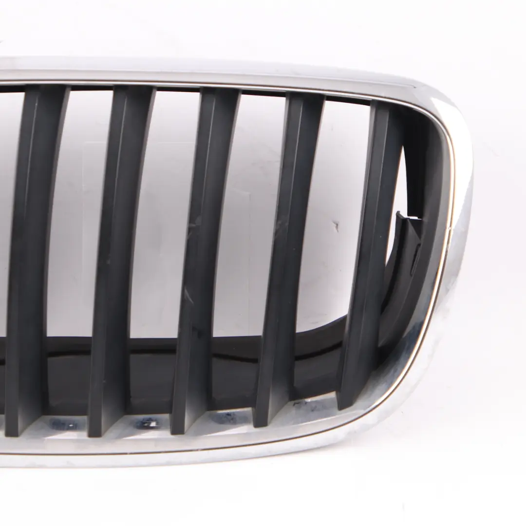 BMW X5 E70 Front Left Grille N/S Trim Panel Cover Bumper Kidney Chrome 7157687