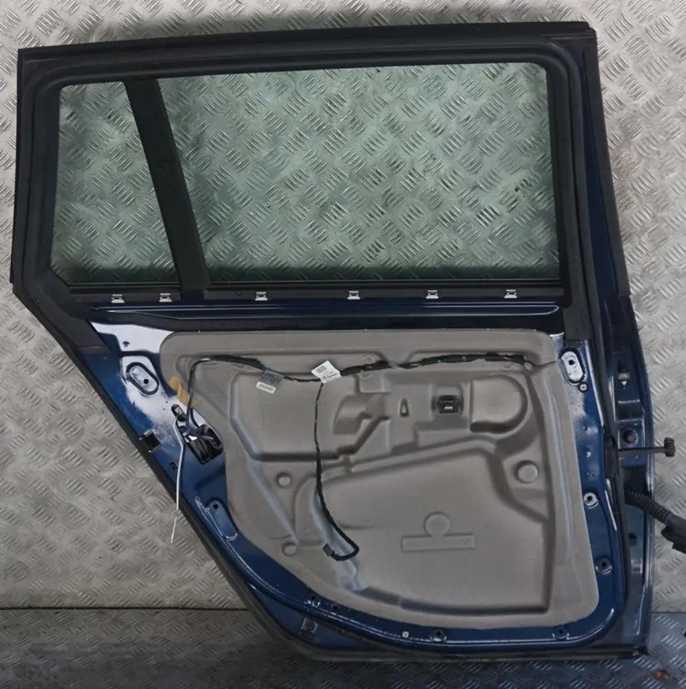 BMW 5 Series E61 1 Touring Door Rear Left N/S Tiefseeblau Deep Sea Blue - A76