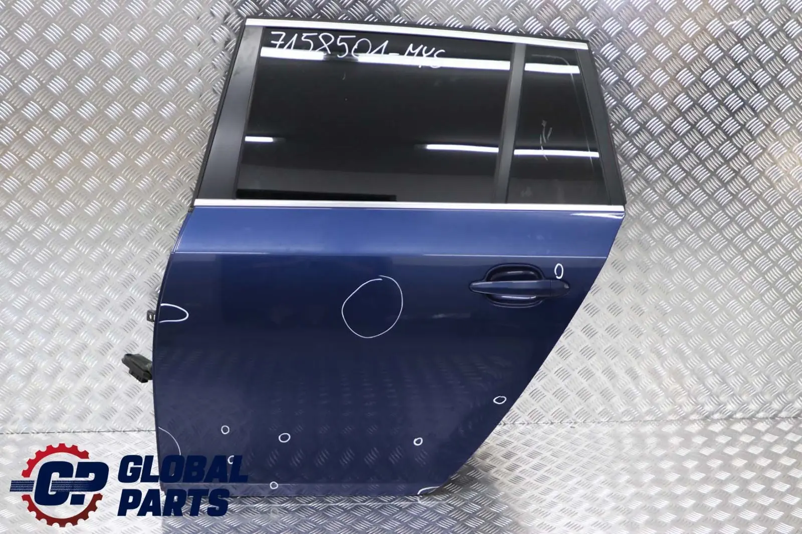 BMW 5 Series E61 1 Touring Door Rear Left N/S Mysticblau Mystic Blue Metallic