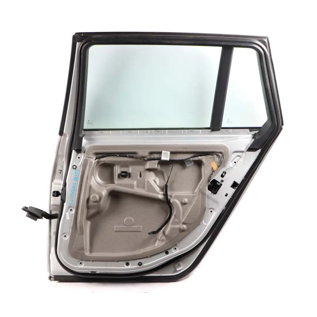 BMW 5 E61 Touring Door Rear Right O/S Titansilber Titan Silver Metallic - 354