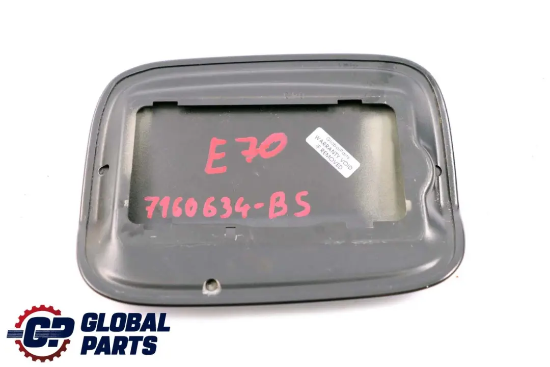 BMW E70 Fill In Flap Fuel Filler Cap Tapa Negro Zafiro Metalico