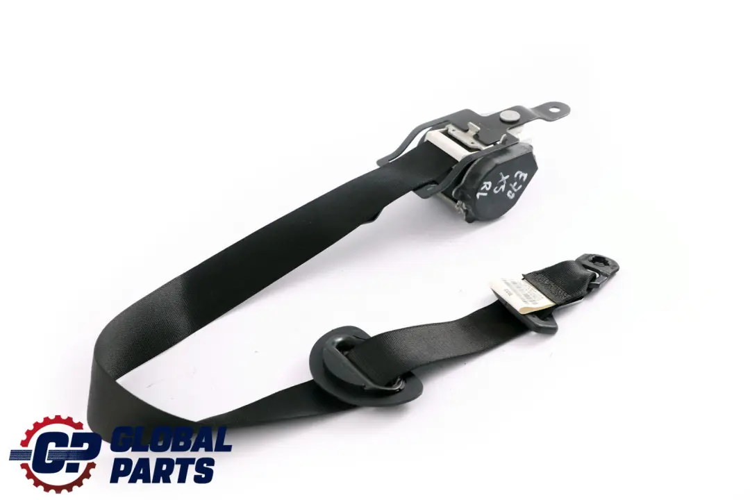 BMW X5 Series E70 Rear Left N/S Seat Upper Belt Schwarz Black 7161059